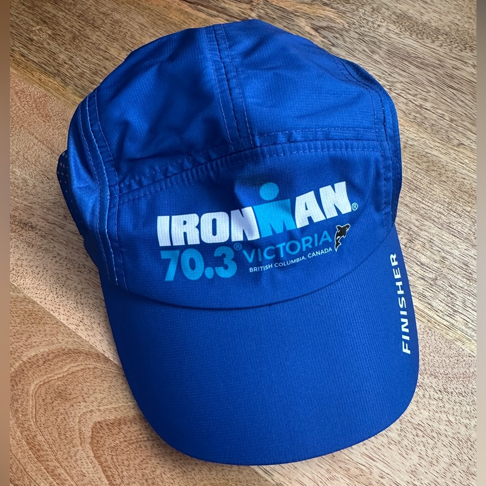 Ironman Victoria Blue Finisher Cap
